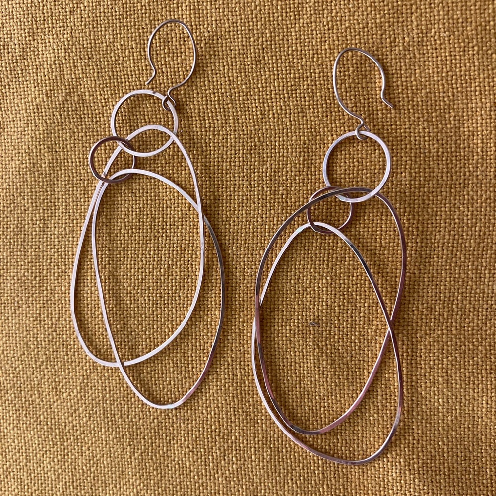 one-of-a-kind 24K gold-plated earrings